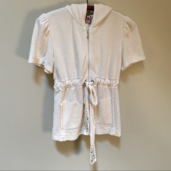 Juicy Couture Tops Vintage Juicy Couture Terry Hoodie With Jewels